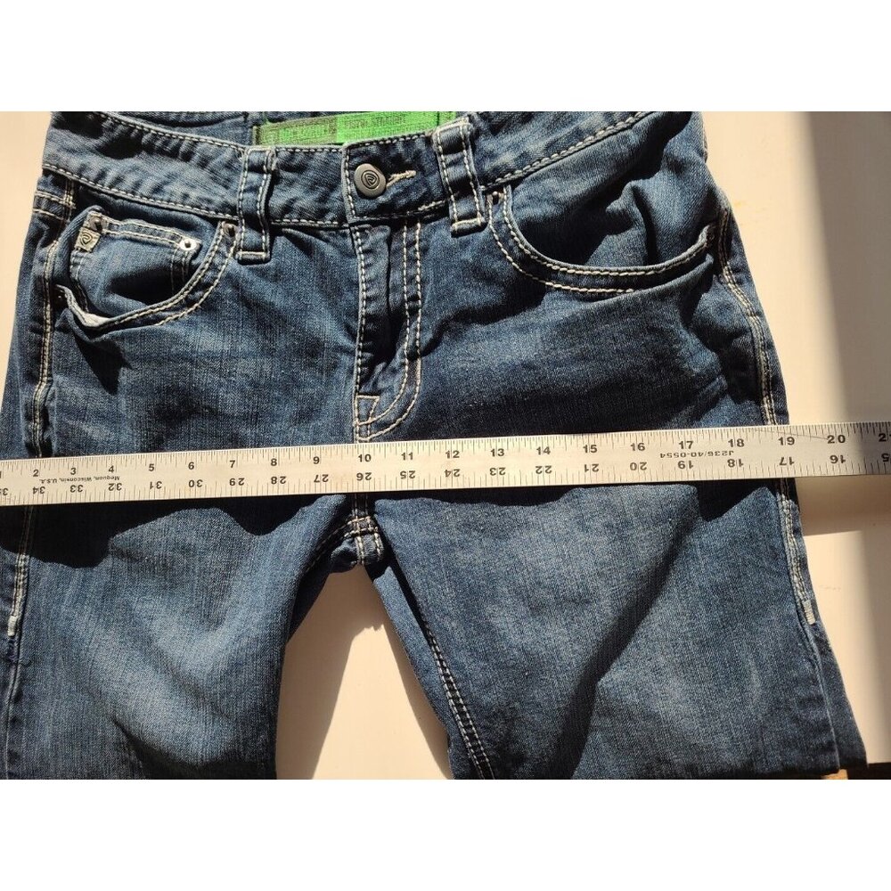 Rock & Roll Denim Jeans Mens 29/28 Pistol Straight Stretch Medium Wash - Picture 12 of 14
